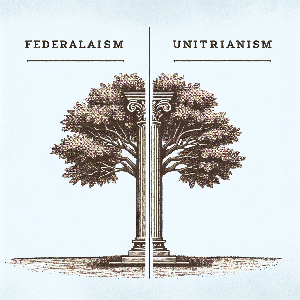 What is the Difference Between Federalism and Unitarianism?