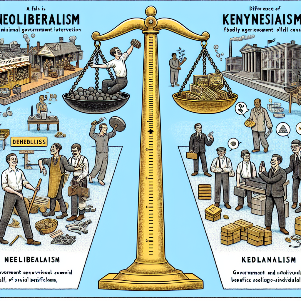 What is the Difference Between Neoliberalism and Keynesianism?
